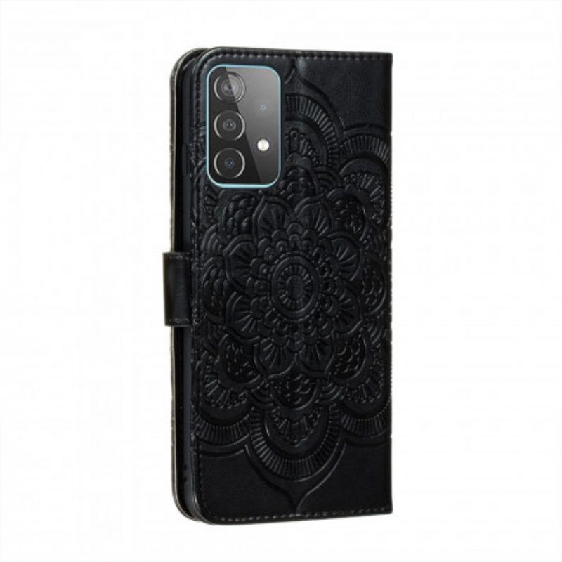 Flip Case Für Samsung Galaxy A52 4G / A52 5G / A52s 5G Vollständiges Mandala