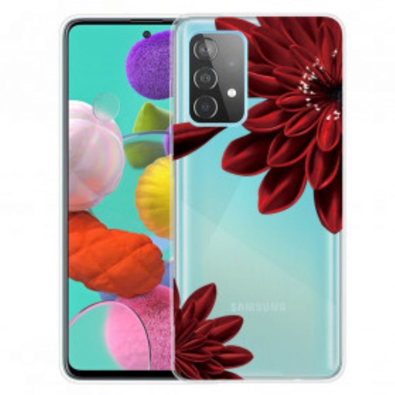 Handyhülle Für Samsung Galaxy A52 4G / A52 5G / A52s 5G Wilde Blumen