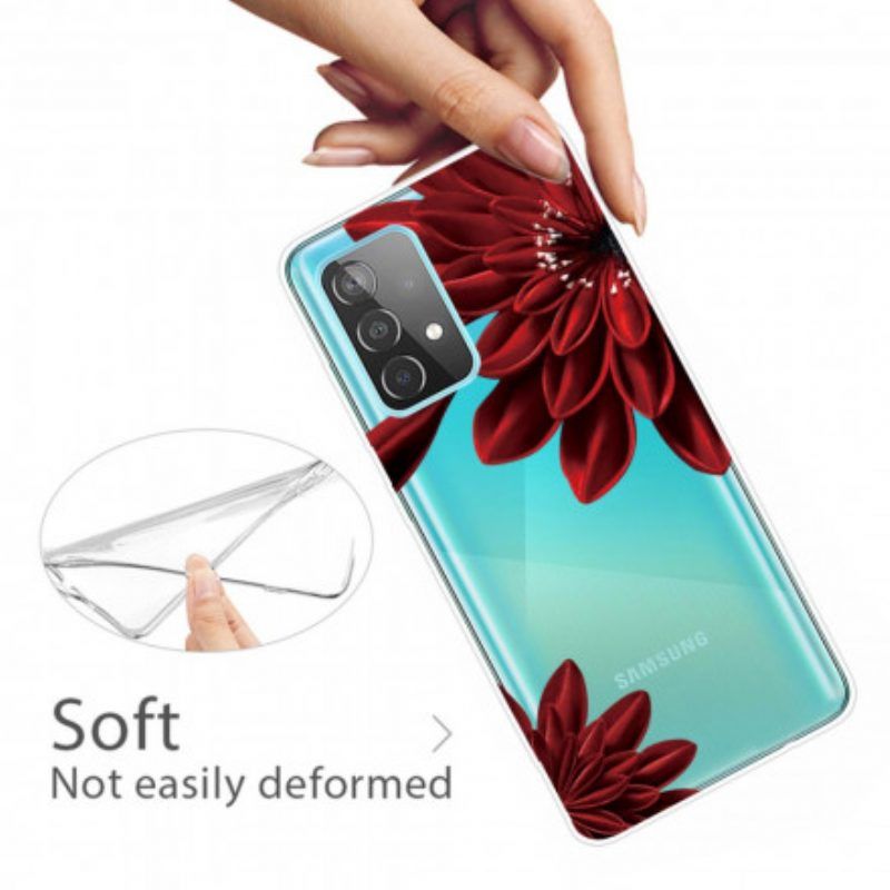 Handyhülle Für Samsung Galaxy A52 4G / A52 5G / A52s 5G Wilde Blumen