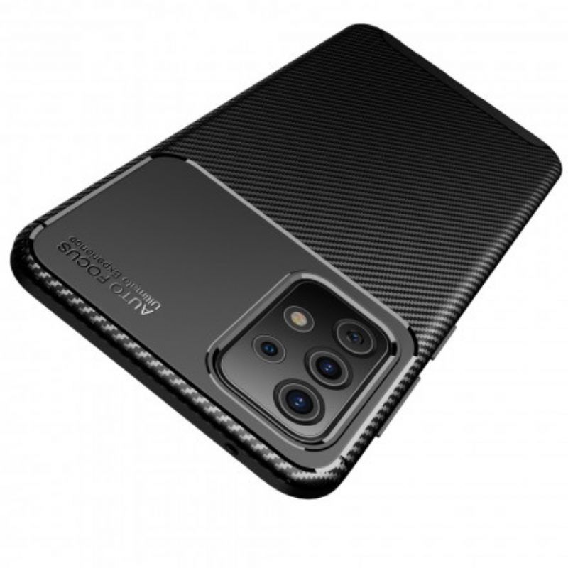 Hülle Für Samsung Galaxy A52 4G / A52 5G / A52s 5G Flexible Kohlefaserstruktur
