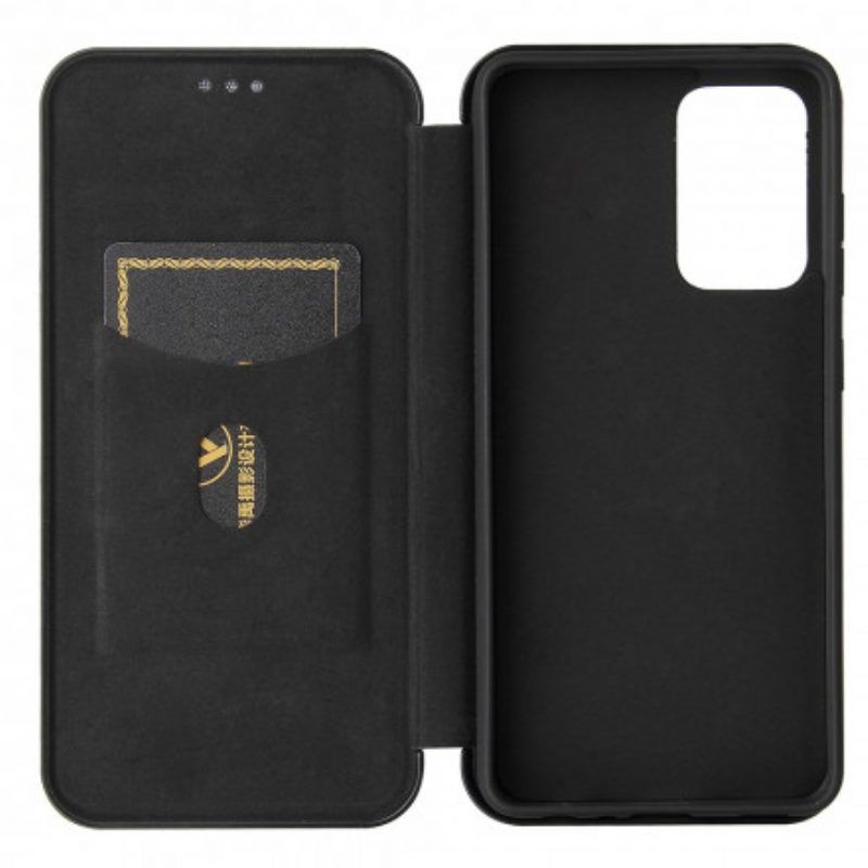 Schutzhülle Für Samsung Galaxy A52 4G / A52 5G / A52s 5G Flip Case Kohlefaser