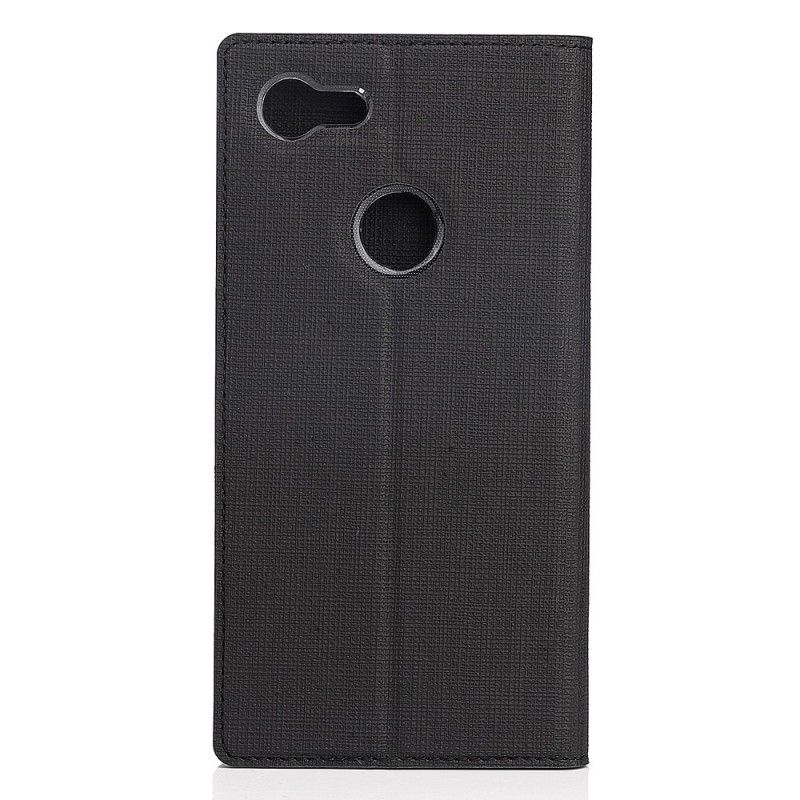 Flip Case Google Pixel 3 XL Grau Strukturiert