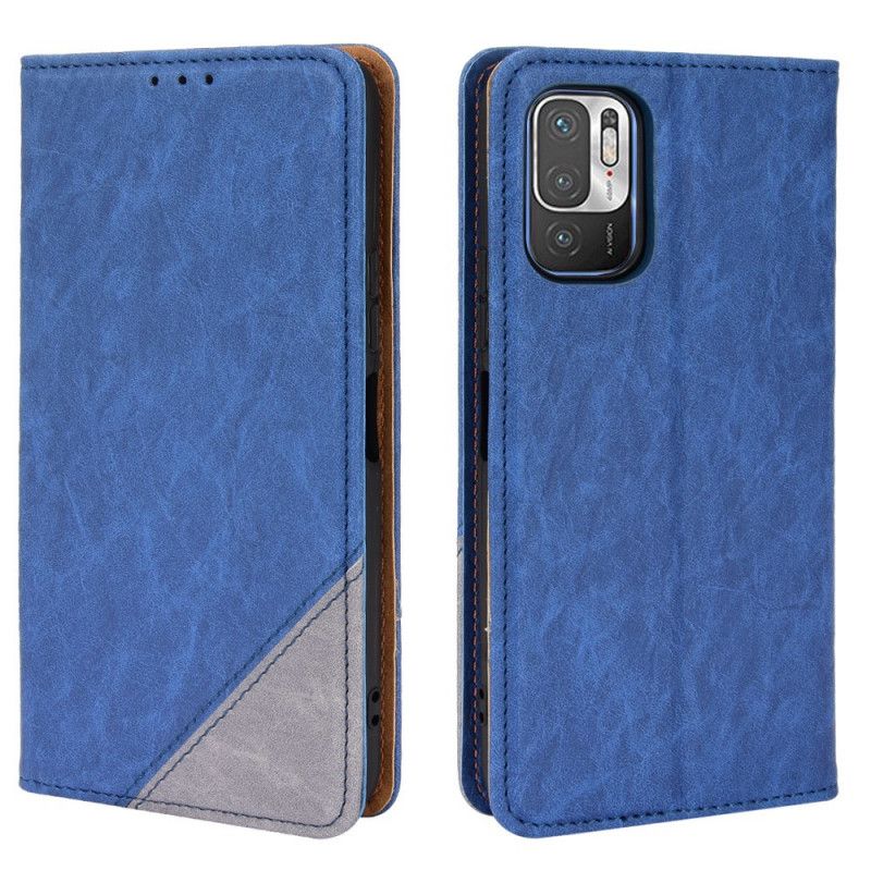 Flip Case Für Xiaomi Redmi 10 Farbiges Dreieck