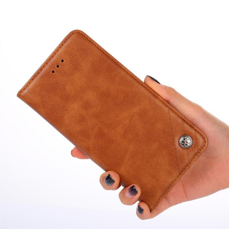Flip Case Für Xiaomi Redmi 10 Stil Lederniete