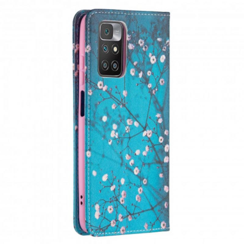Flip Case Xiaomi Redmi 10 Blühende Zweige