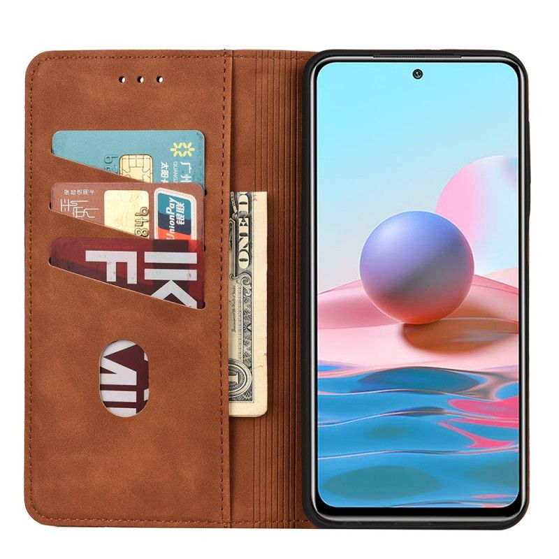 Flip Case Xiaomi Redmi 10 Handyhülle Bicolor Business Lederoptik