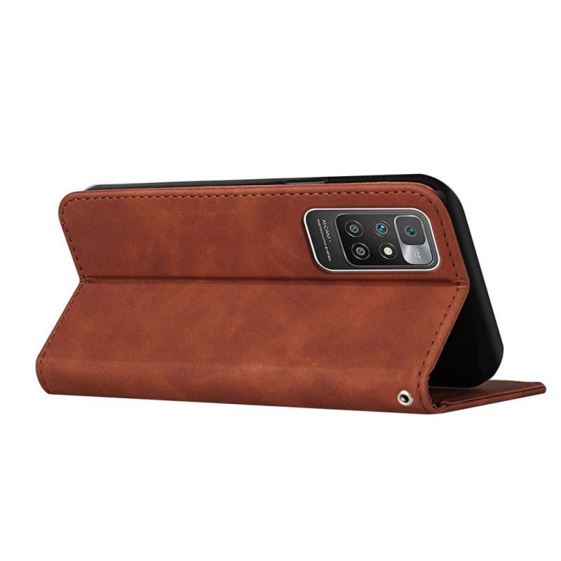 Flip Case Xiaomi Redmi 10 Handyhülle Style Leder S-design