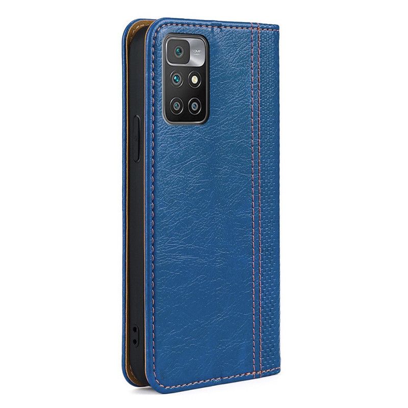 Flip Case Xiaomi Redmi 10 Vintage-leder-stil