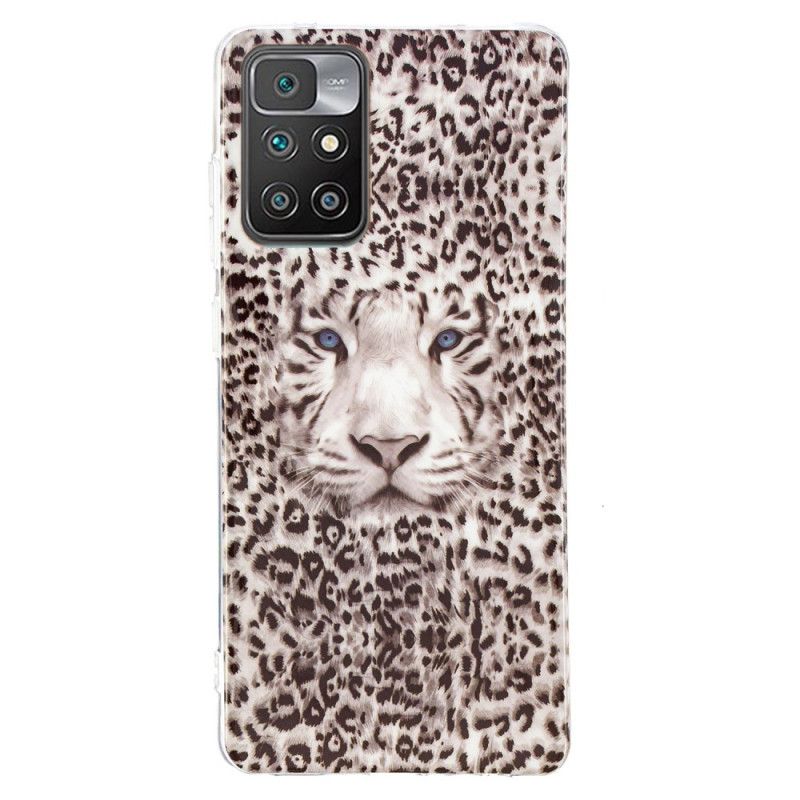 Hülle Für Xiaomi Redmi 10 Fluoreszierender Leopard