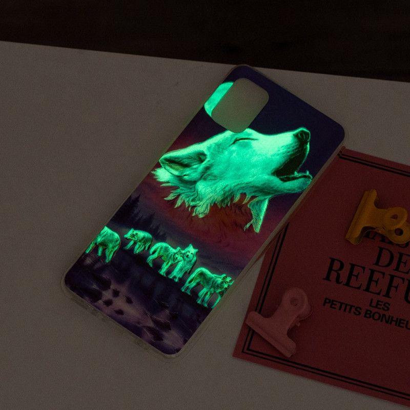 Hülle Für Xiaomi Redmi 10 Fluoreszierender Wolf