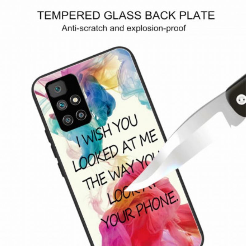 Hülle Für Xiaomi Redmi 10 Gehärtetes Glas. Das Ich Wünsche