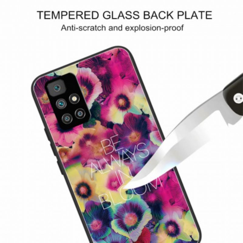 Hülle Für Xiaomi Redmi 10 Gehärtetes Glas Ist Immer In Voller Blüte