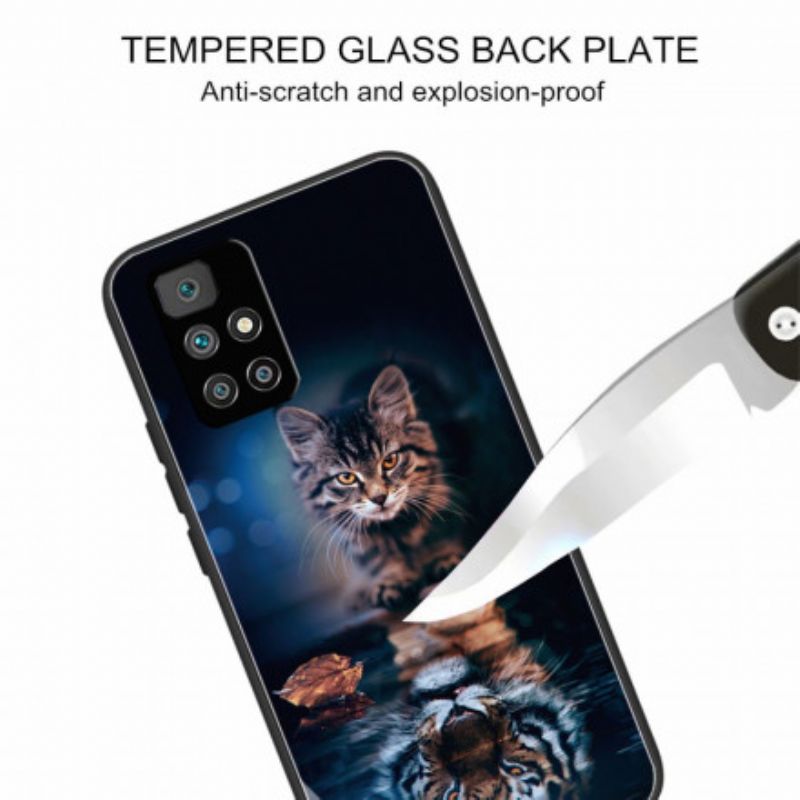 Hülle Für Xiaomi Redmi 10 Gehärtetes Glas Mein Tiger