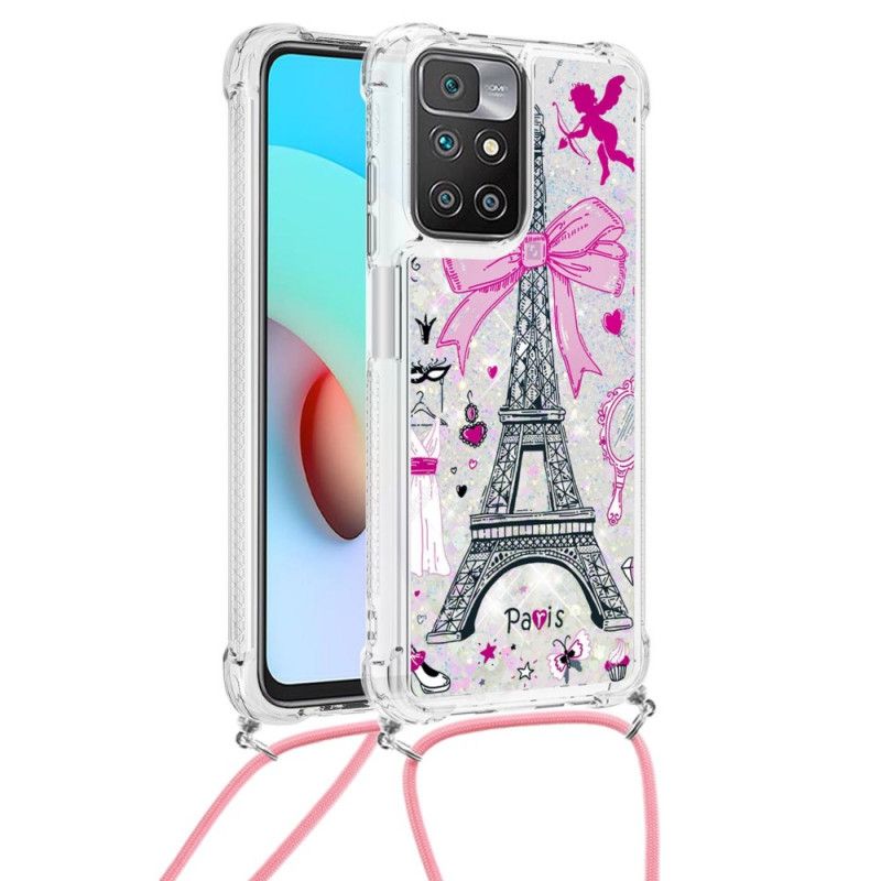 Hülle Xiaomi Redmi 10 À Cordon Eiffelturm