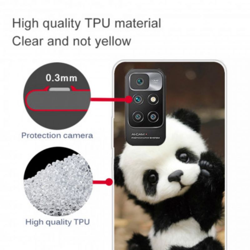 Hülle Xiaomi Redmi 10 Handyhülle Flexibler Panda