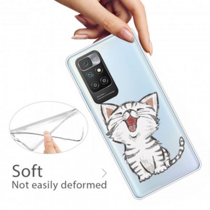 Hülle Xiaomi Redmi 10 Handyhülle Schöne Katze