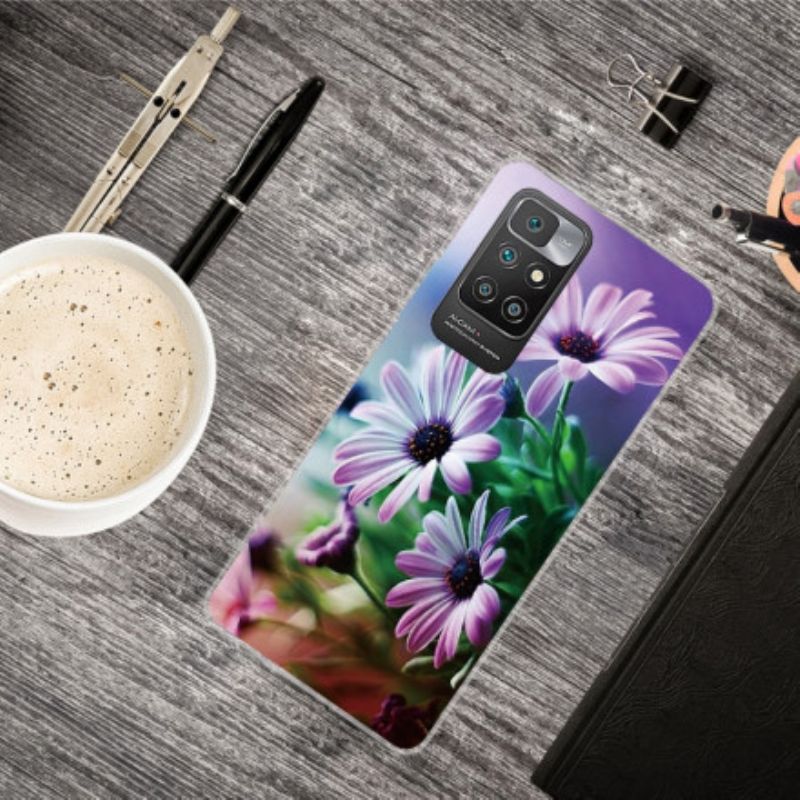 Hülle Xiaomi Redmi 10 Realistische Blumen