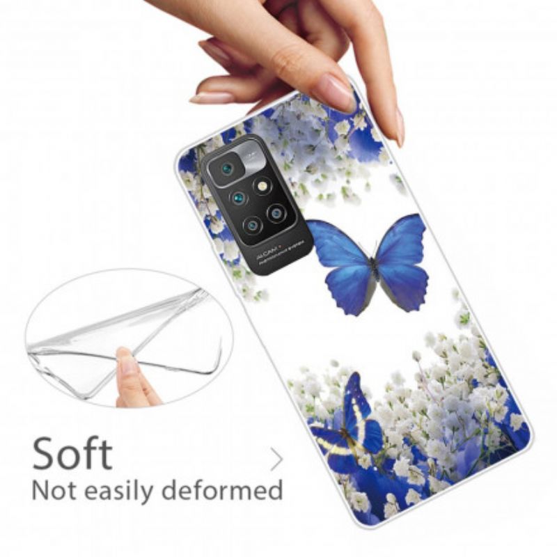 Hülle Xiaomi Redmi 10 Schmetterlingsflug