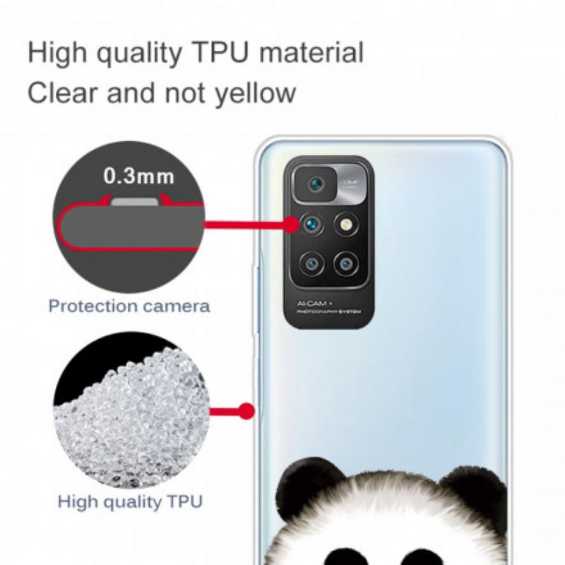 Hülle Xiaomi Redmi 10 Transparenter Panda
