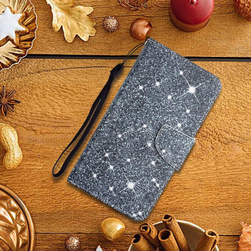 Lederhüllen Für Xiaomi Redmi 10 Glitter Riemchen