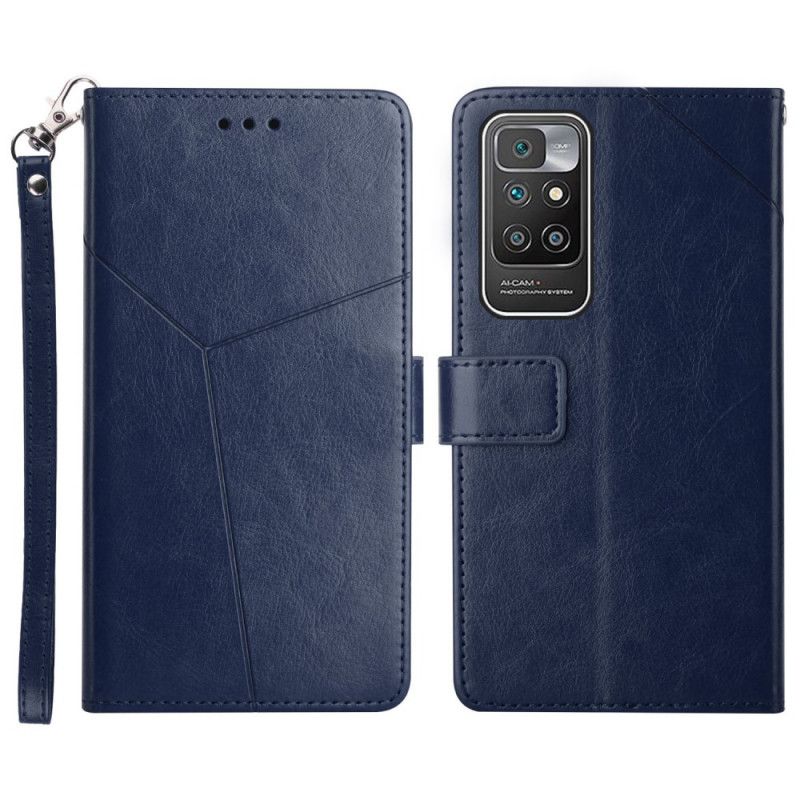 Lederhüllen Für Xiaomi Redmi 10 Style Leather Geo Y-design
