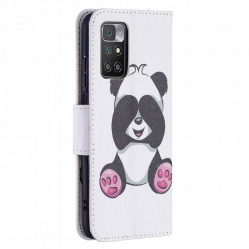 Lederhüllen Xiaomi Redmi 10 Panda-spaß