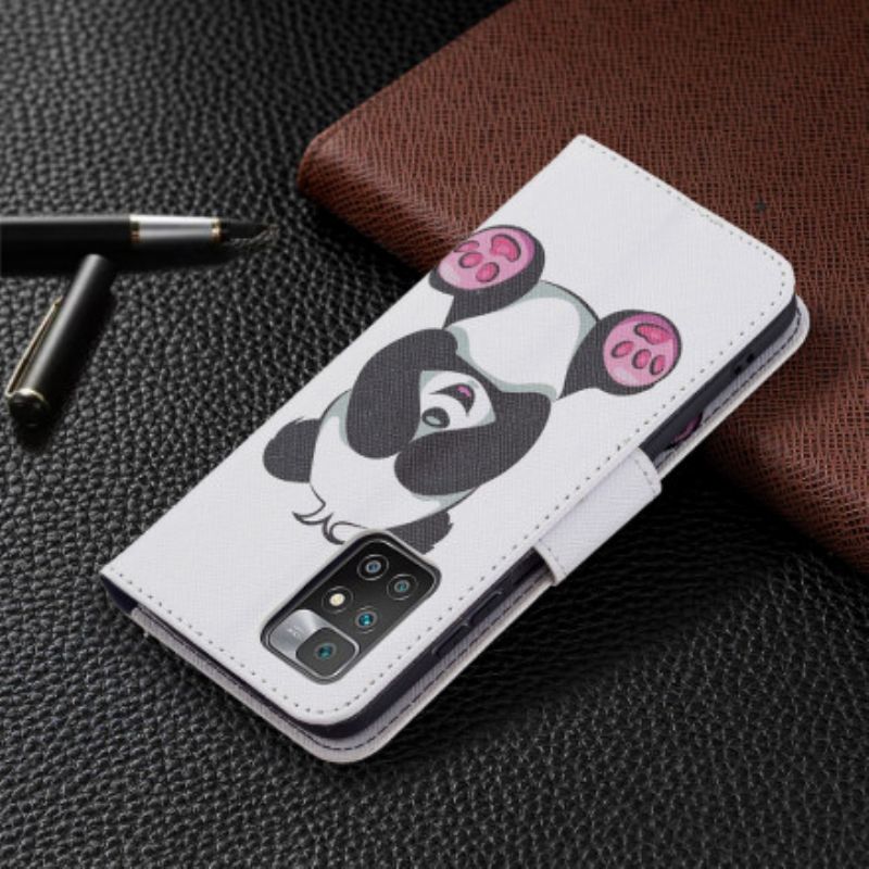 Lederhüllen Xiaomi Redmi 10 Panda-spaß