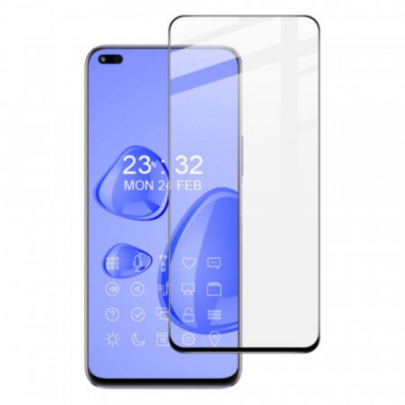 Honor 50 Lite / Huawei Nova 8I Displayschutzfolie Aus Gehärtetem Glas Mit Schwarzem Rand