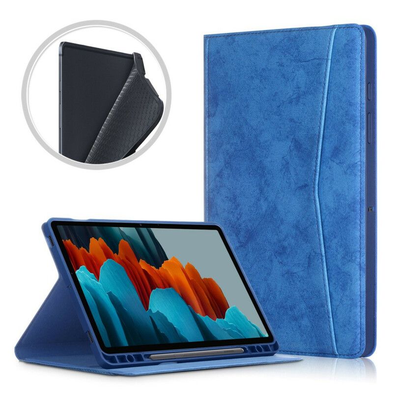 Case Samsung Galaxy Tab S7 Fe Handyhülle Business Lederoptik