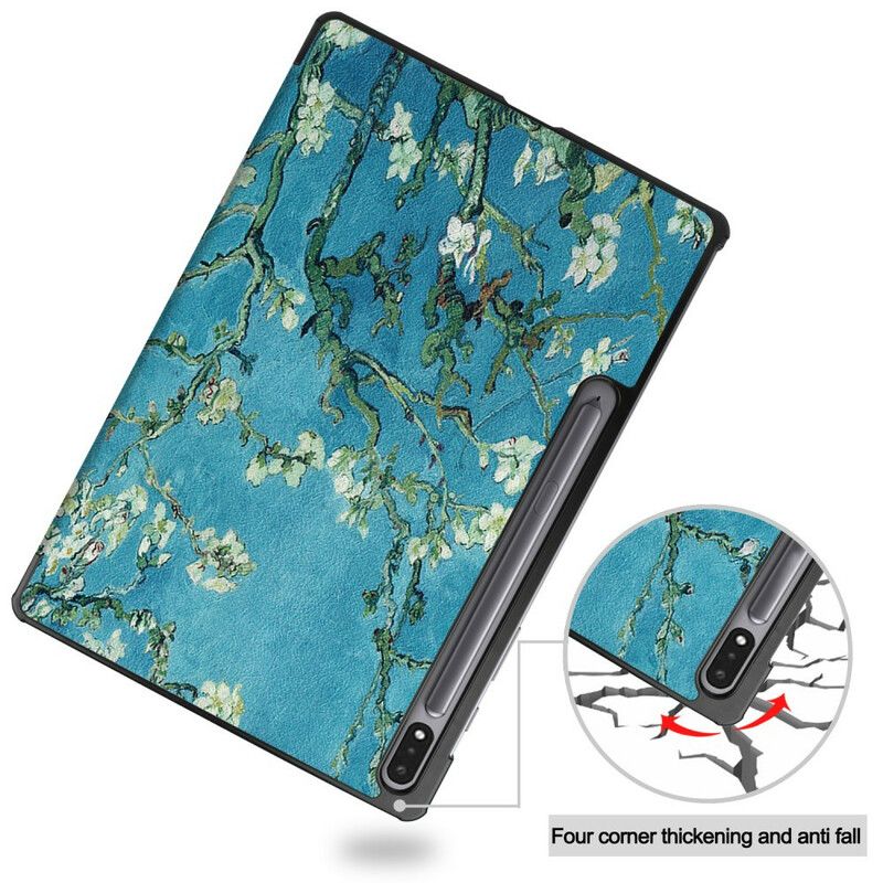 Smart Case Samsung Galaxy Tab S7 Fe Stylus Holder Branches