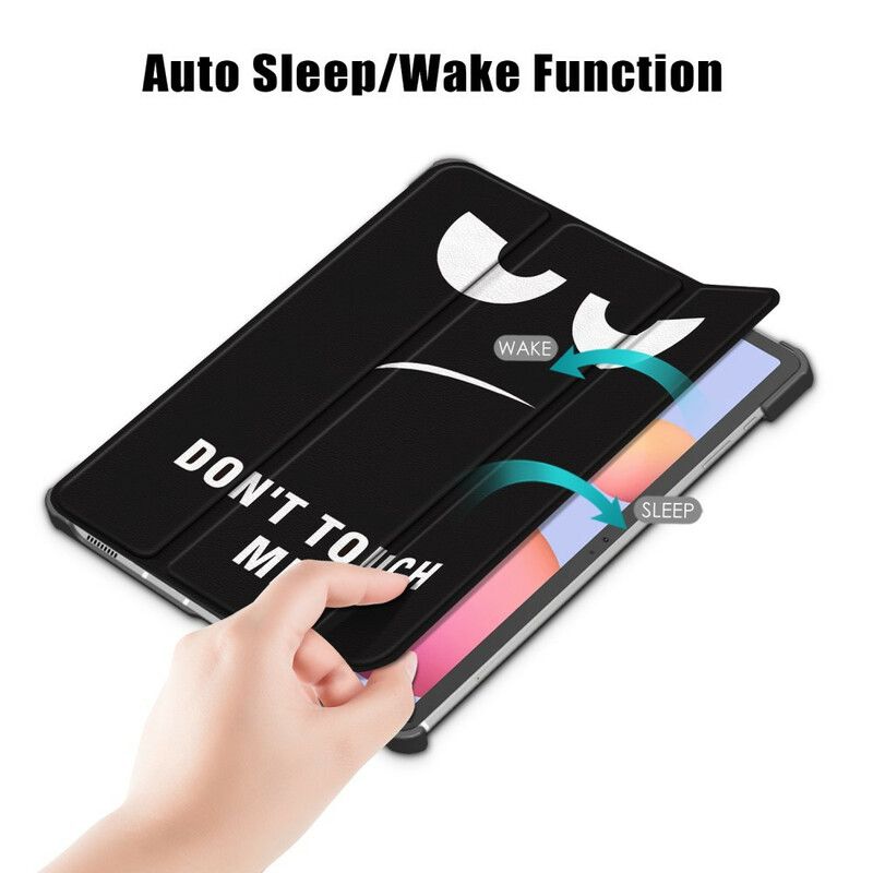 Verstärktes Samsung Galaxy Tab S7 Fe Smart Case Don't Touch Me