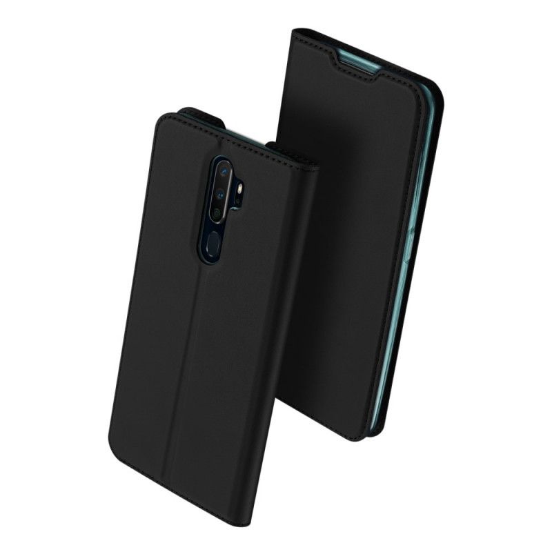 Flip Case Oppo A5 2020 Schwarz Pro-Dux-Ducis-Haut