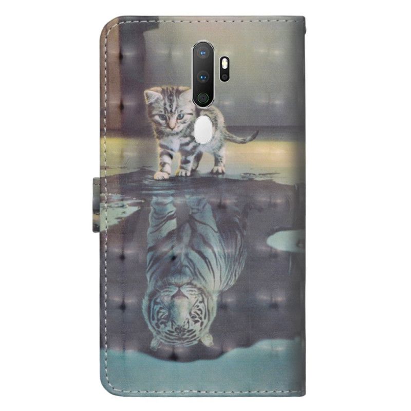 Lederhüllen Oppo A5 2020 Handyhülle Ernest Den Tiger