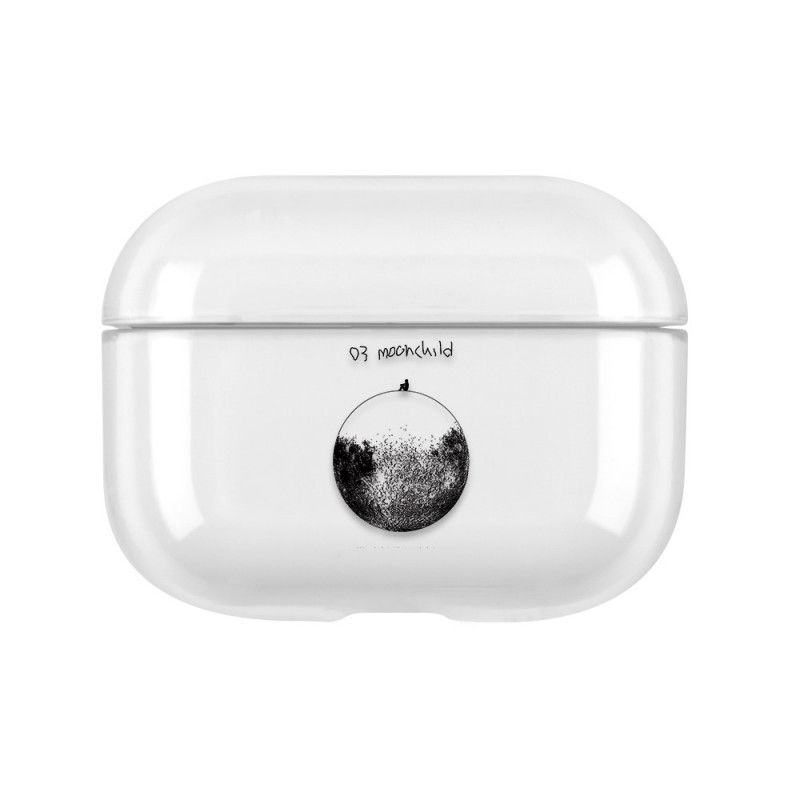 Hülle AirPods Pro Handyhülle Transparenter Mond