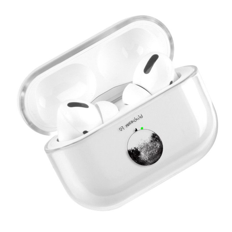 Hülle AirPods Pro Handyhülle Transparenter Mond