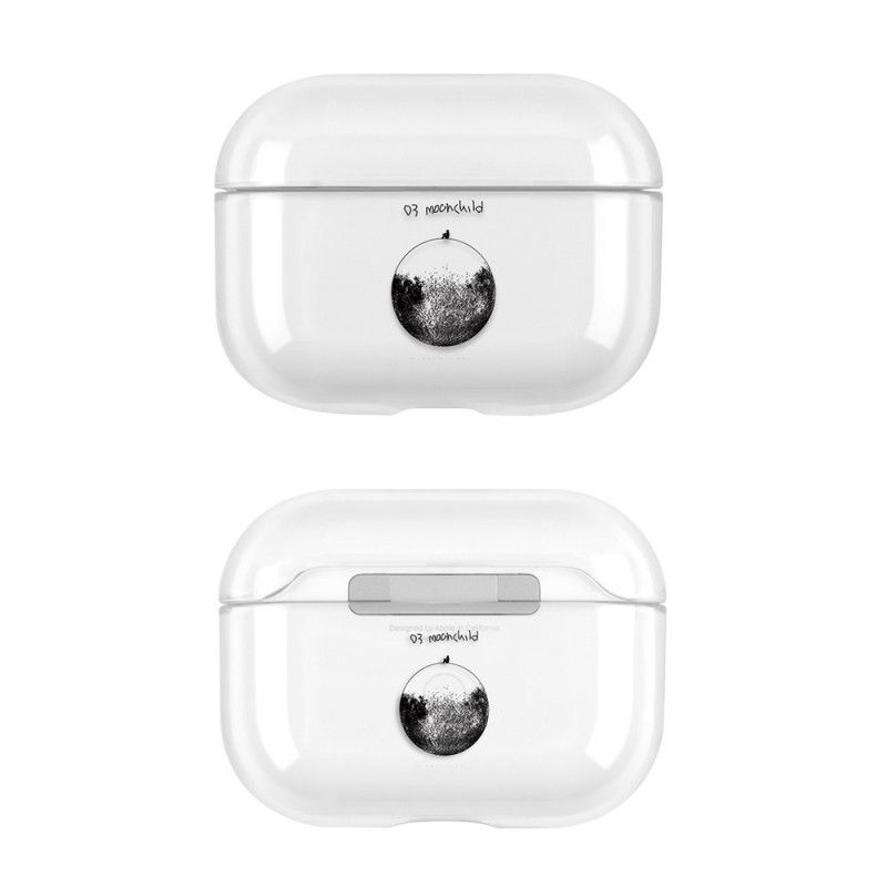 Hülle AirPods Pro Handyhülle Transparenter Mond