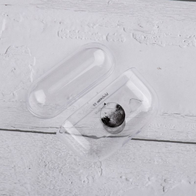 Hülle AirPods Pro Handyhülle Transparenter Mond