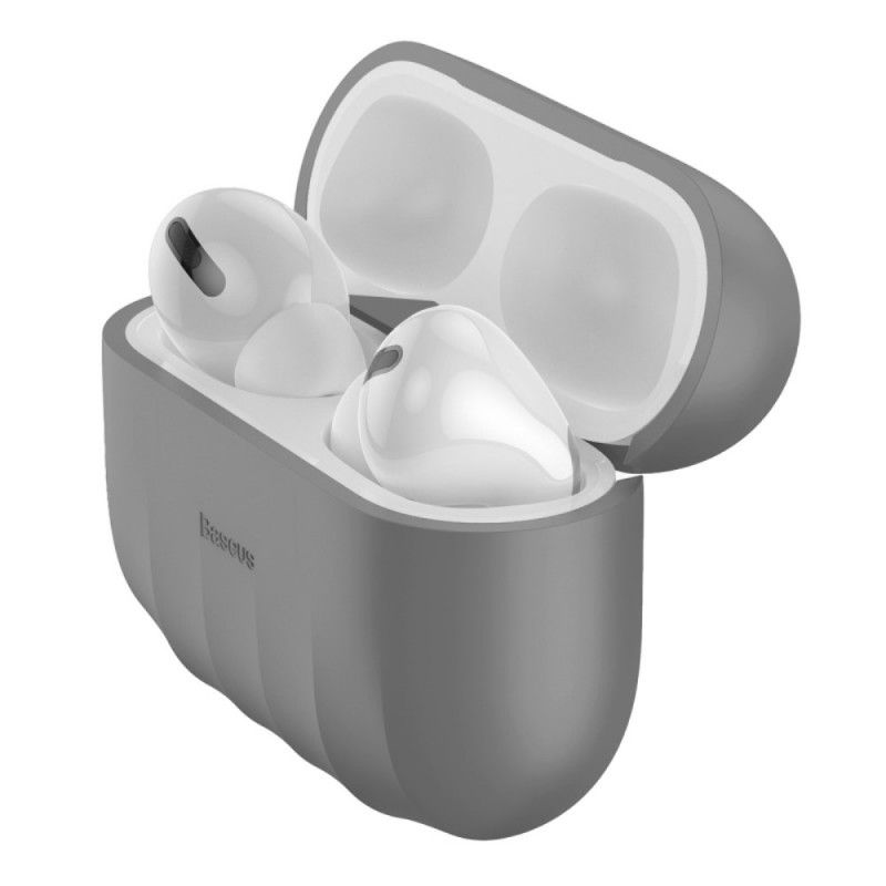 Hülle AirPods Pro Schwarz Baseus Premium Silikon