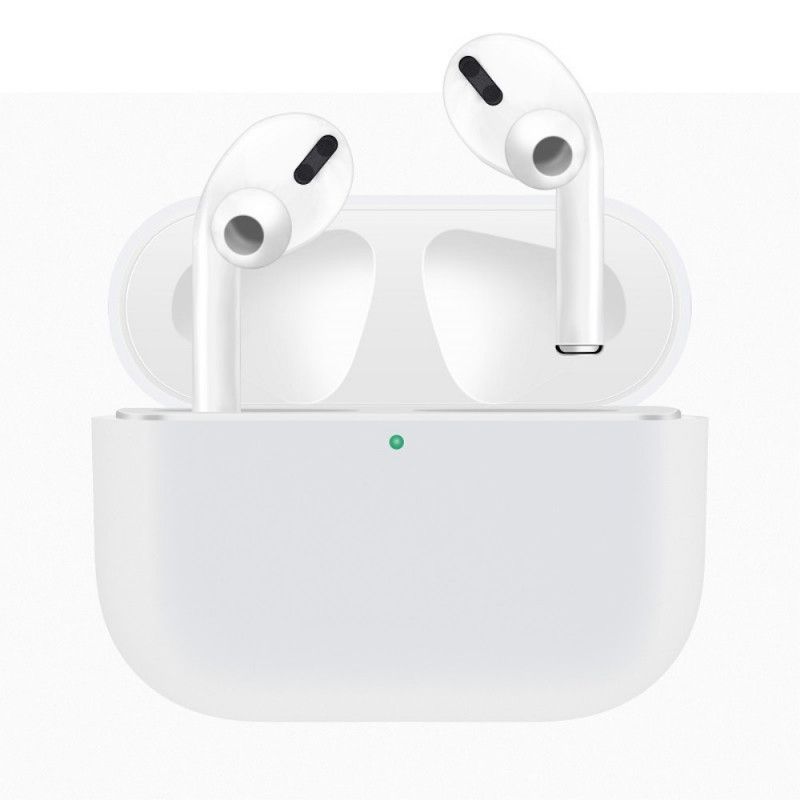 Hülle AirPods Pro Schwarz Einfarbige Silikonfarben