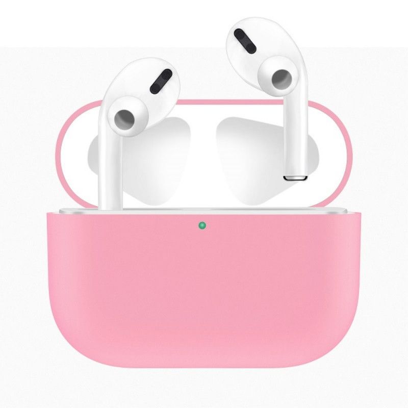 Hülle AirPods Pro Schwarz Einfarbige Silikonfarben