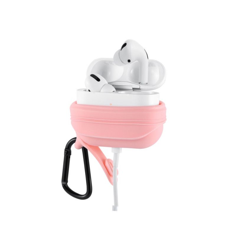 Hülle AirPods Pro Schwarz Handyhülle Wasserdichtes Silikon