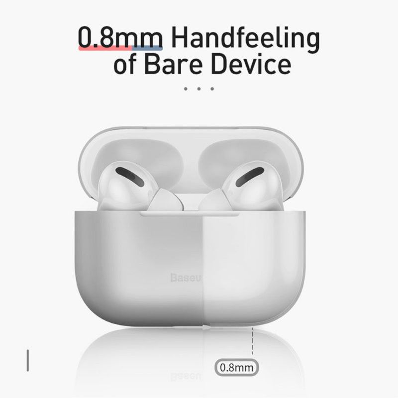 Hülle AirPods Pro Schwarz Silikongelbasisus