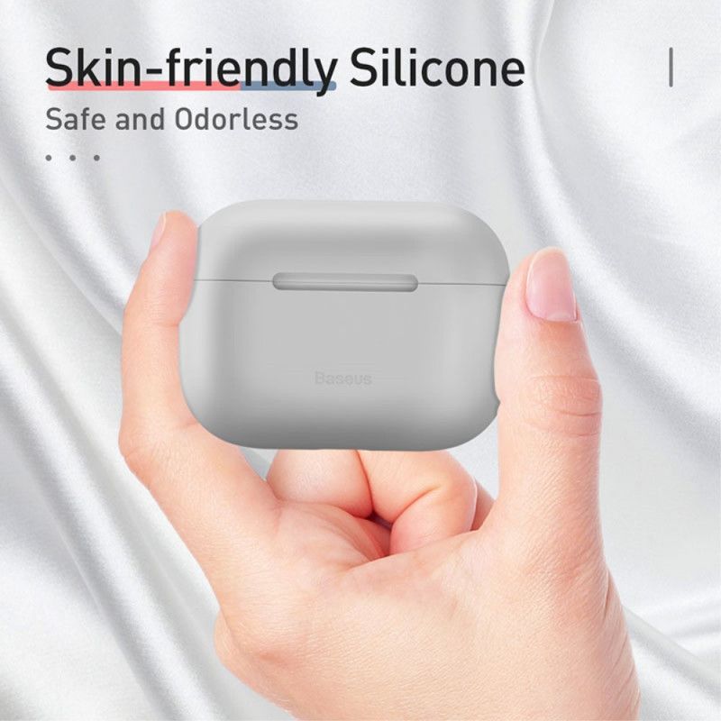 Hülle AirPods Pro Schwarz Silikongelbasisus