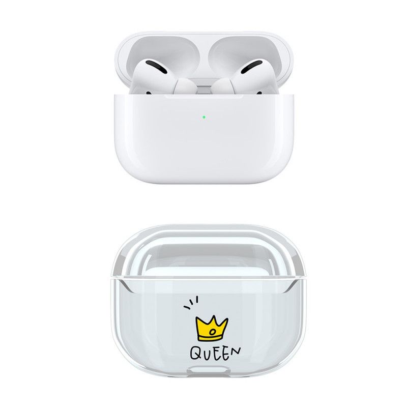 Hülle AirPods Pro Weiß Königin Und König