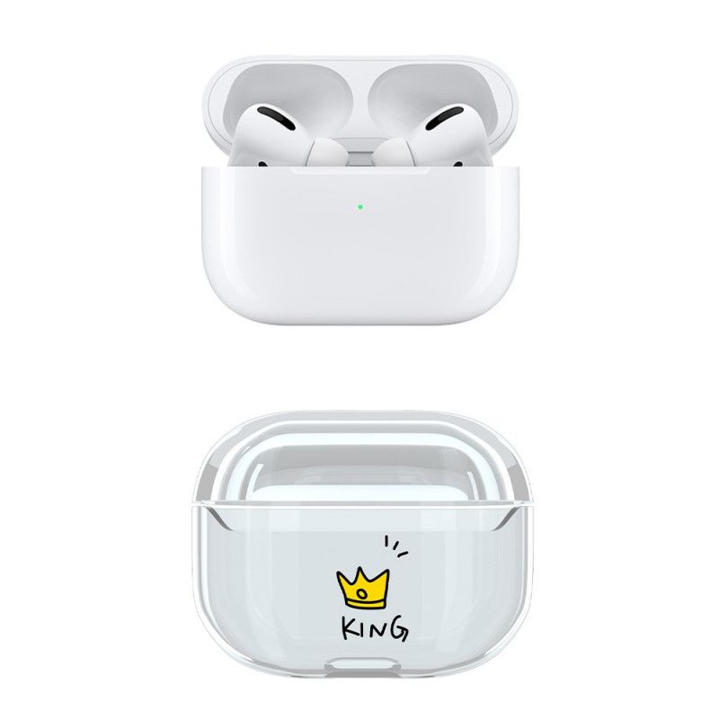 Hülle AirPods Pro Weiß Königin Und König