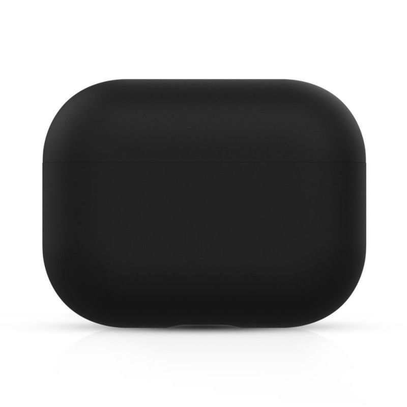 Hülle Für AirPods Pro Schwarz Klassisches Flexibles Silikon