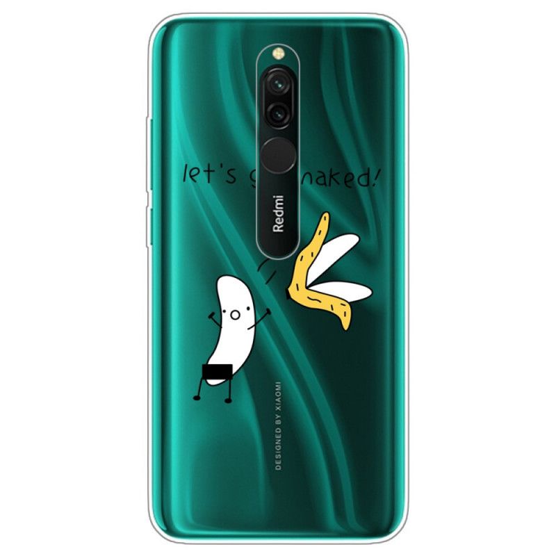 Hülle Für Xiaomi Redmi 8 Banane. Lass Uns Nackt Sein