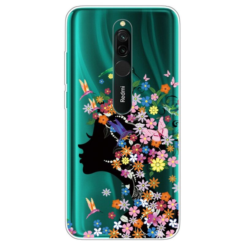 Hülle Für Xiaomi Redmi 8 Hübscher Blütenkopf