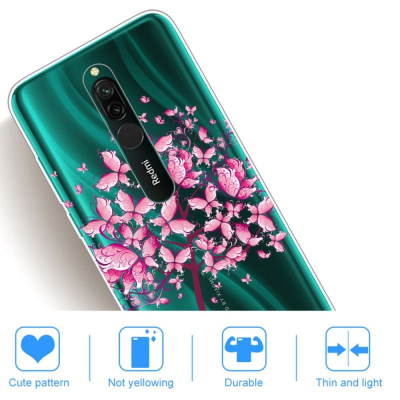 Hülle Für Xiaomi Redmi 8 Rosa Baumkrone