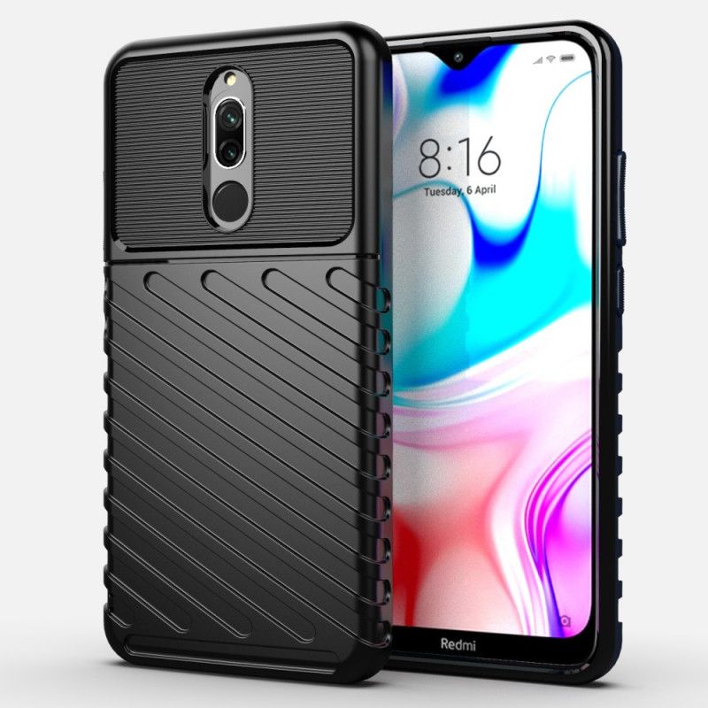 Hülle Für Xiaomi Redmi 8 Schwarz Donnerserie